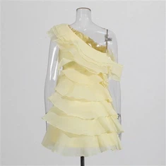 Ib-lub xub pwg ruffle tiab